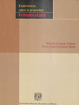 cover image of Experiencias sobre la propiedad temperatura